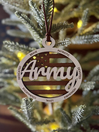 Military Branch Ornaments