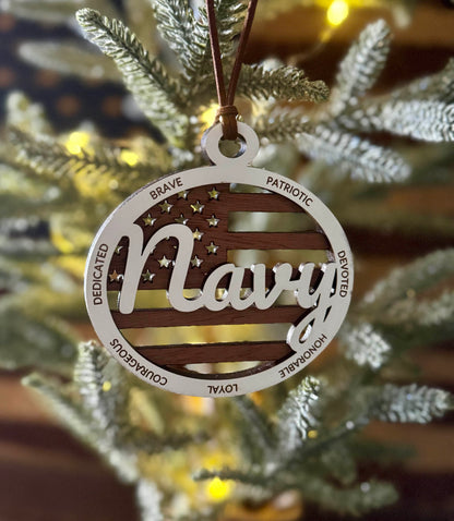 Military Branch Ornaments