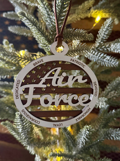 Military Branch Ornaments